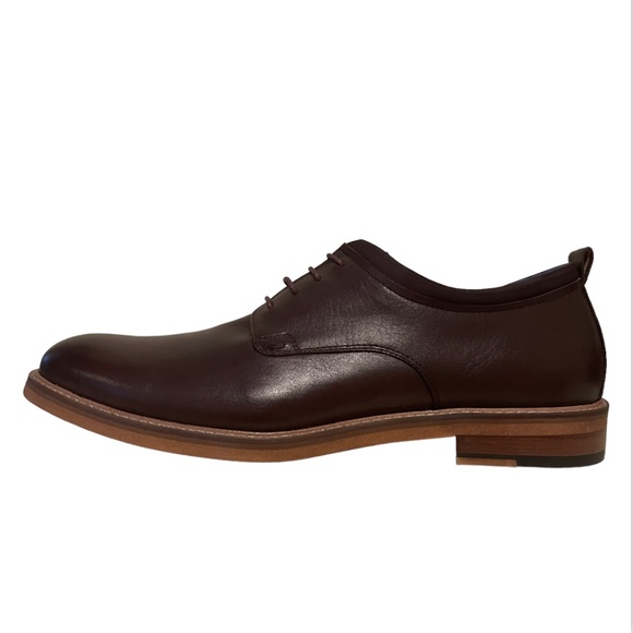 Zanzara Stuart ZZC1204 Mens Brown Leather Top Plain Toe Oxfords Shoes main image 4
